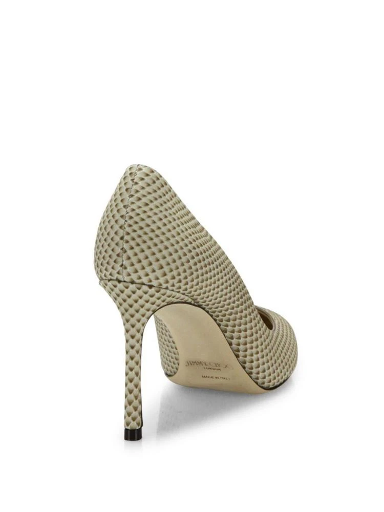商品Jimmy Choo|Romy Snakeskin-Print Leather Point Toe Pumps,价格¥1866,第2张图片详细描述