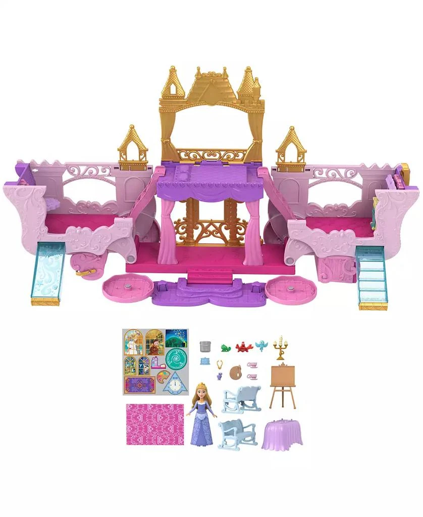 商品Disney Princess|Carriage to Castle Playset with Aurora Doll & Accessories,价格¥319,第2张图片详细描述