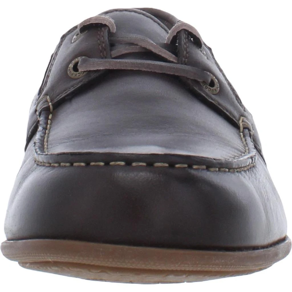 商品Rockport|Rockport Mens Malcom Camp Moc Leather Lace-Up Lace Up Flats,价格¥220,第3张图片详细描述