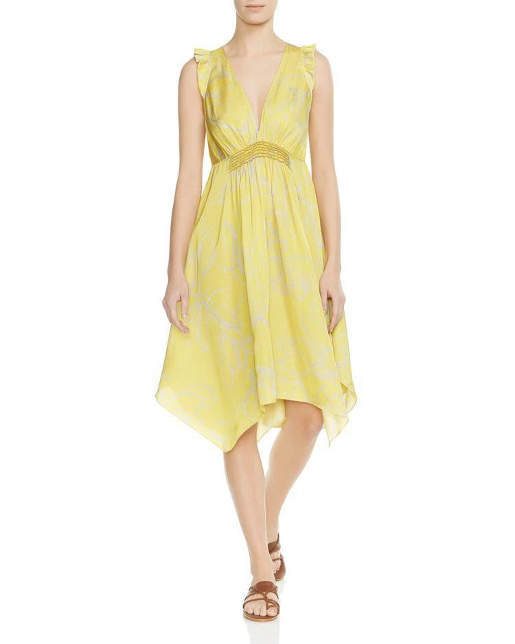 商品Halston Heritage|Ruched Handkerchief Hem Dress,价格¥1780,第1张图片
