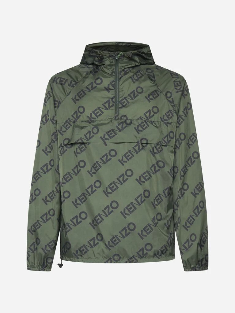 商品Kenzo|Logo print nylon anorak,价格¥1393,第1张图片