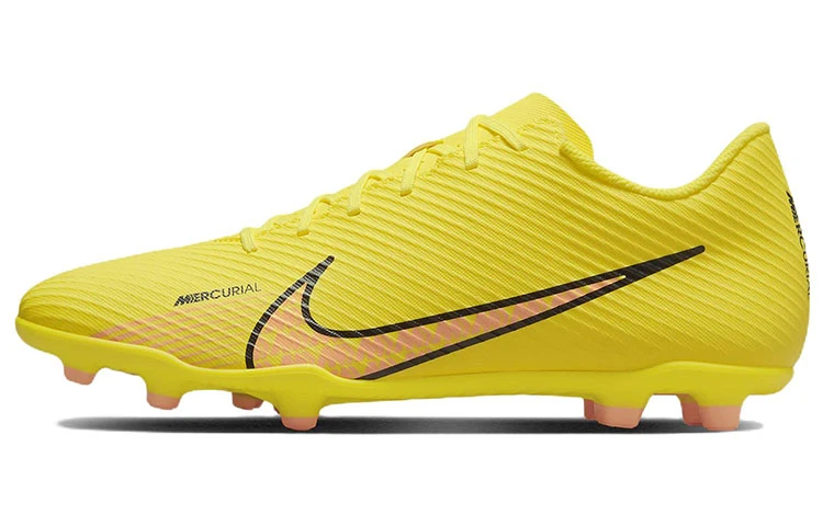 商品[国内直发] NIKE|Mercurial Vapor 15 刺客 15 Club 圆头徽标 MG（胶质短钉） 人造草地 织物 减震防滑耐磨 足球鞋 男款 黄色,价格¥657,第1张图片