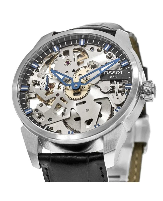 商品Tissot|Tissot T-Complication Squelette  Mechanical Skeleton Dial  Men's Watch T070.405.16.411.00,价格¥10600,第2张图片详细描述