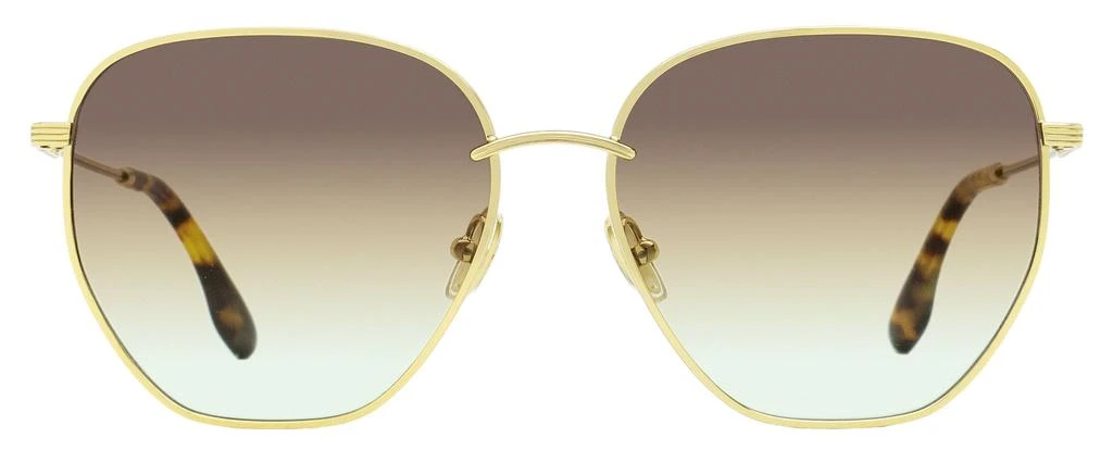 商品Victoria Beckham|Victoria Beckham Women's Tea Cup Sunglasses VB219S 730 Gold/Tortoise 60mm,价格¥739,第2张图片详细描述
