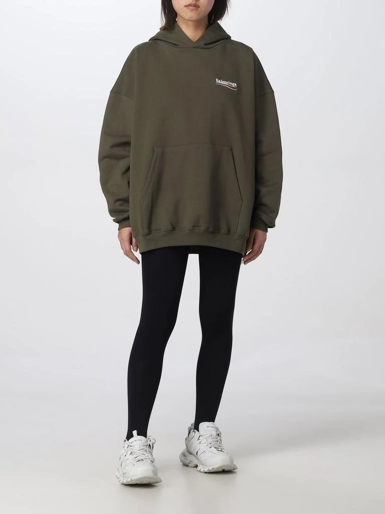 商品Balenciaga|Balenciaga sweatshirt in organic cotton with embroidered logo,价格¥3875,第2张图片详细描述