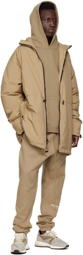 商品Essentials|男式 黄褐色棉质连帽衫,价格¥444,第6张图片详细描述