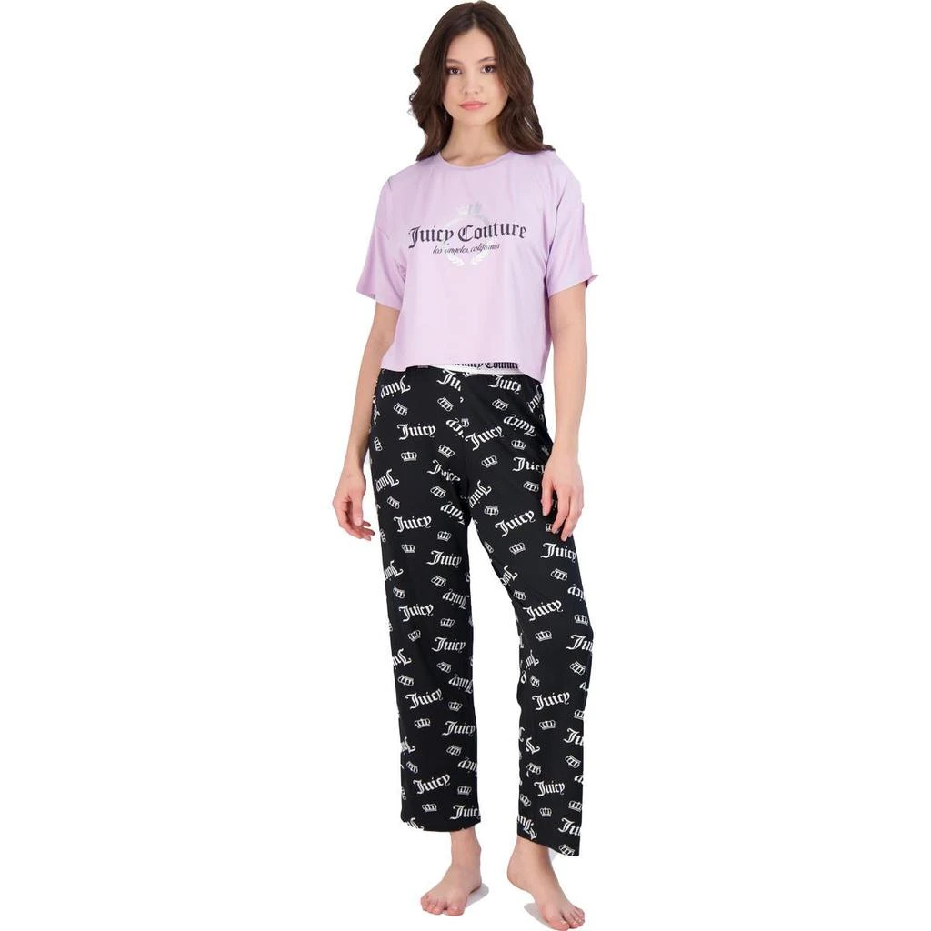 商品Juicy Couture|Juicy Couture Womens 2 Piece Comfy Pajama Set,价格¥100,第1张图片