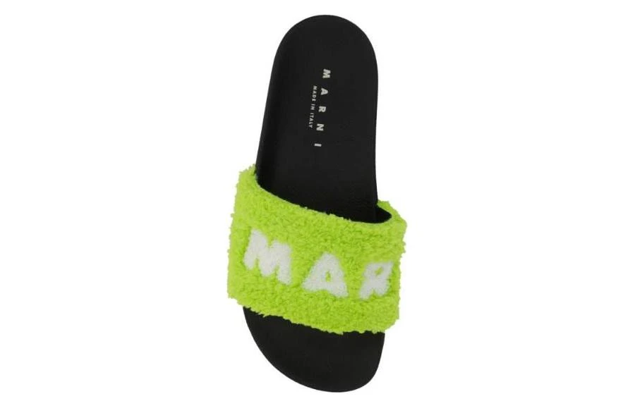 商品[国内直发] Marni|防滑耐磨 橡胶底一字拖鞋 男款 绿色,价格¥1323,第5张图片详细描述
