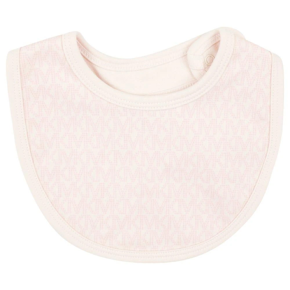 商品Michael Kors|Pale Pink Repeat Logo Pattern Romper Bib & Gift Box,价格¥319,第5张图片详细描述