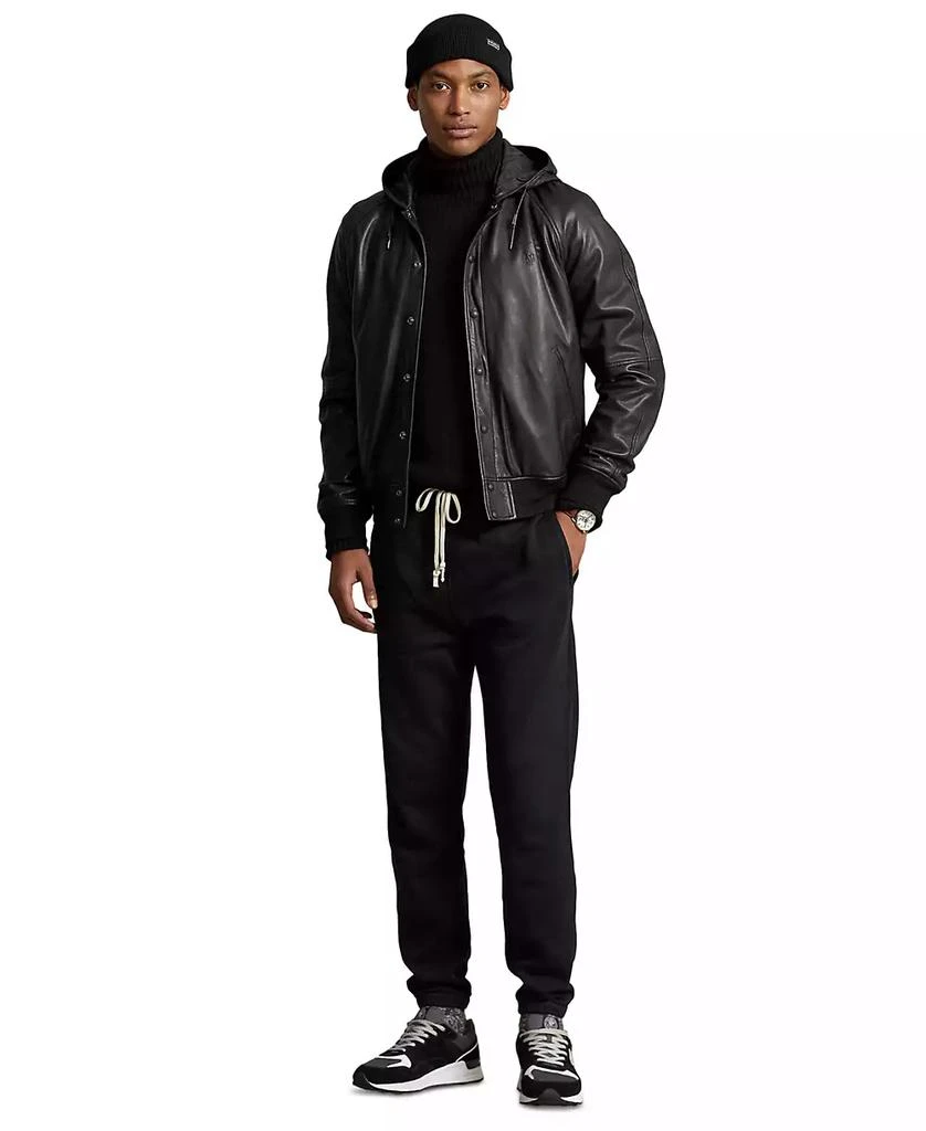 Men's Leather Hooded Jacket 商品