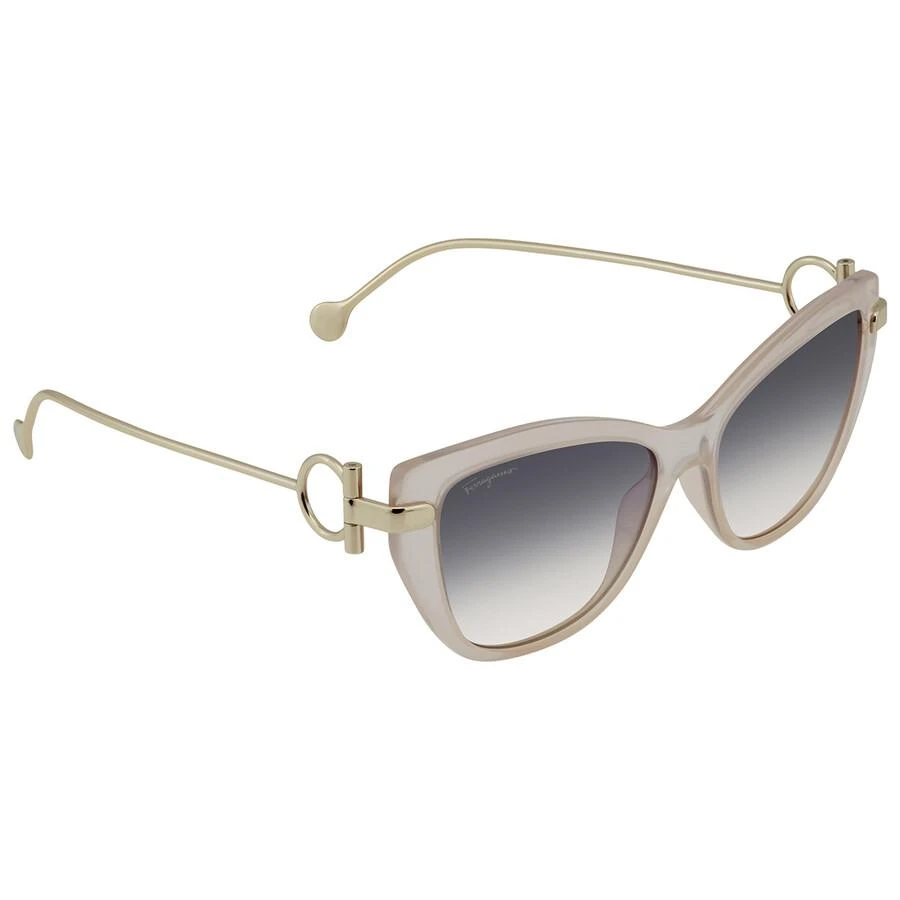 商品Salvatore Ferragamo|Salvatore Ferragamo Grey Gradient Cat Eye Ladies Sunglasses SF928S 290 55,价格¥586,第3张图片详细描述