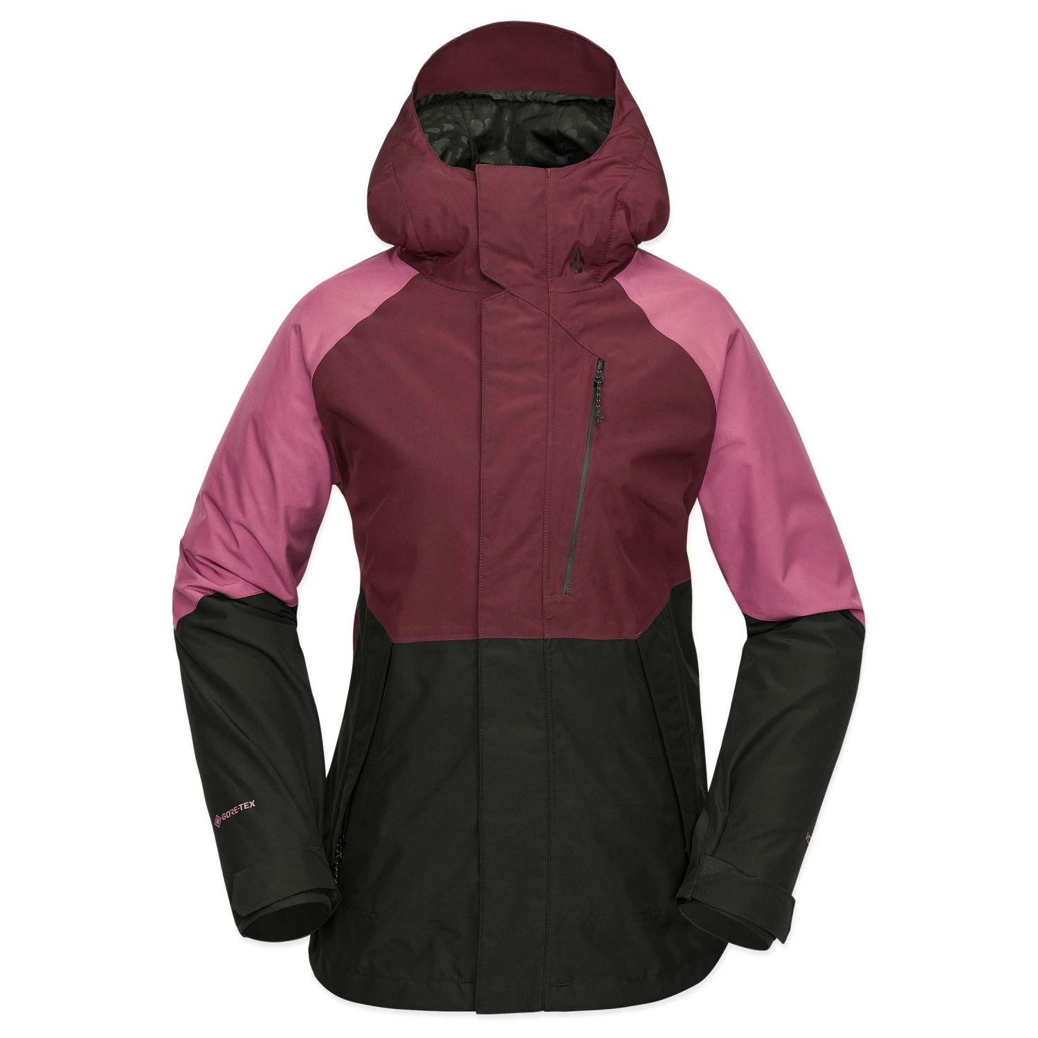 商品【商品预售7天】 Volcom|Volcom 女士户外滑雪服上装 1044791BURGUNDY 酒红色,价格¥1497,第1张图片