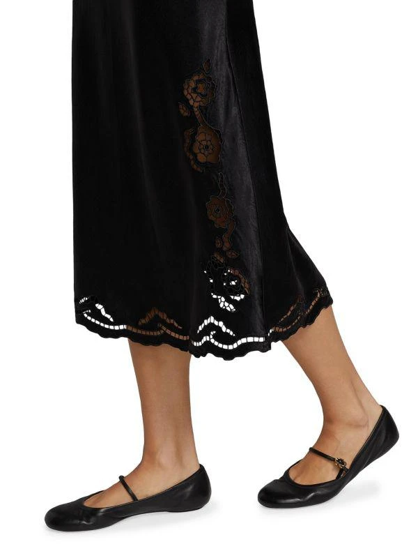 商品Rails|Anya Lace-Trim Midi Slip Skirt,价格¥797,第4张图片详细描述