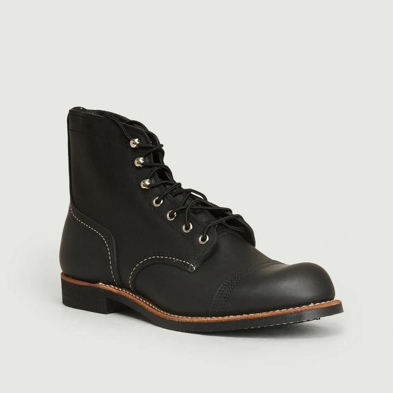 商品Red Wing|Iron Ranger Black Harness Boots Black Red Wing Shoes,价格¥3440,第1张图片