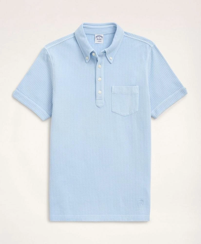 商品Brooks Brothers|Stretch Cotton Seersucker Polo Shirt,价格¥376,第1张图片