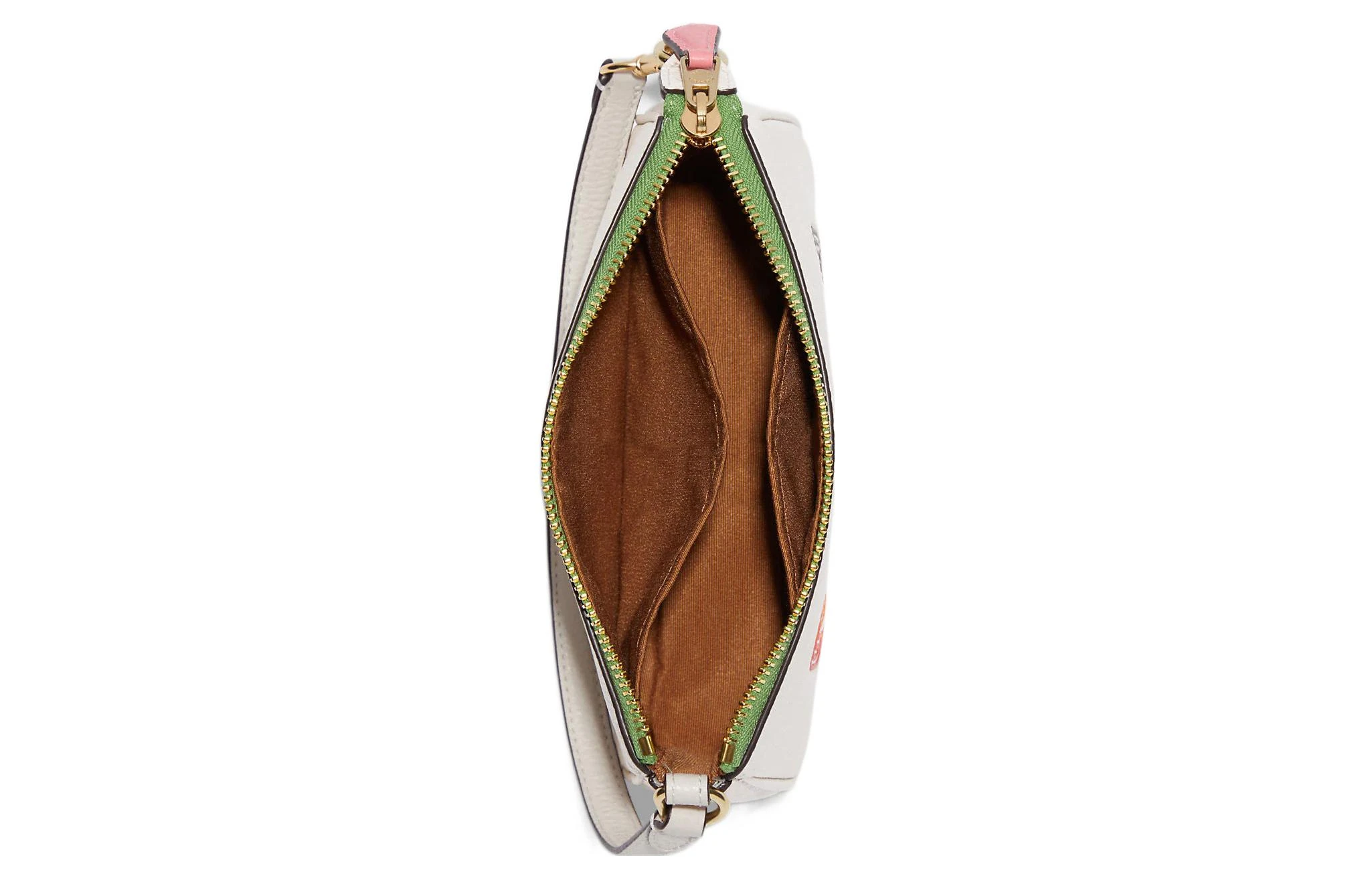 商品[国内直发] Coach|蔻驰 Nolita 19 彩虹印花Logo 皮革 麻将包腋下包手提包手拿包 小号 女款 白色,价格¥639,第4张图片详细描述