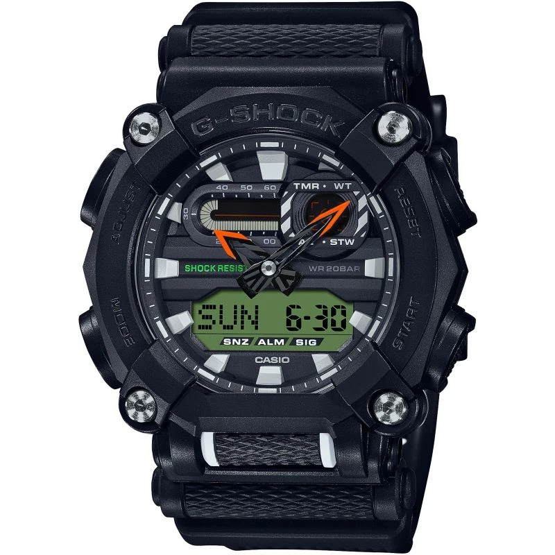 商品Casio|Mens Casio G-Shock Watch and Extra Strap Set GA-900E-1A3ER 卡西欧手表,价格¥1074,第1张图片