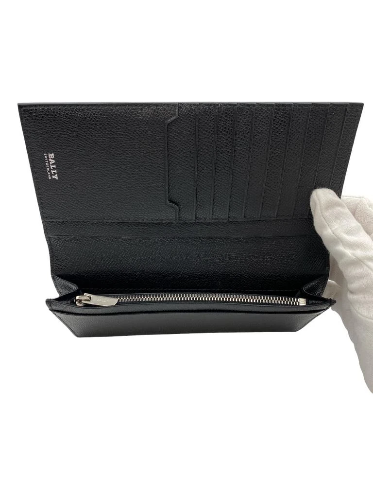 商品Bally|Bally Mialiro Men's 6227973 Black Leather Embossed Wallet,价格¥1416,第2张图片详细描述