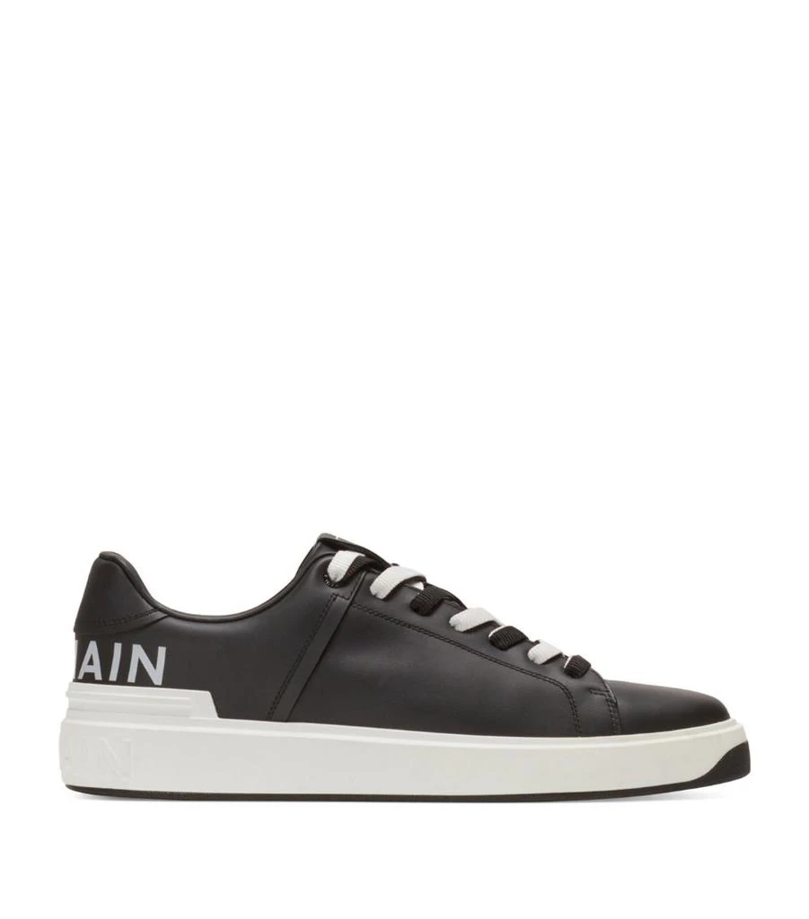 商品Balmain|Leather B-Court Sneakers,价格¥5660,第1张图片