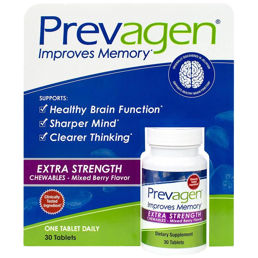 商品Prevagen|Extra Strength Chewable Tablet Mixed Berry,价格¥498,第1张图片