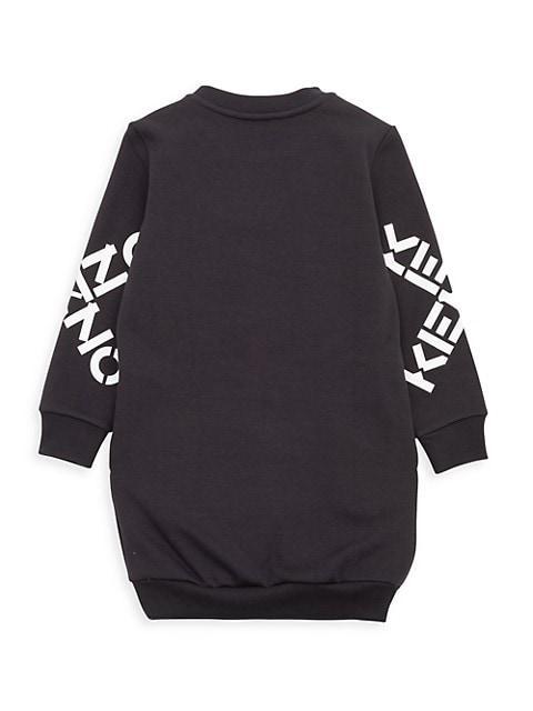 商品Kenzo|Little Girl's & Girl's Logo French Terry Sweatshirt Dress,价格¥493,第4张图片详细描述