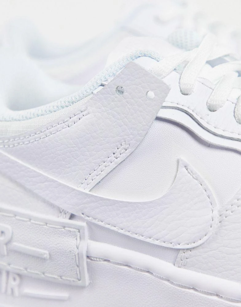 商品NIKE|Nike Air Force 1 Shadow trainers in triple white,价格¥1234,第2张图片详细描述