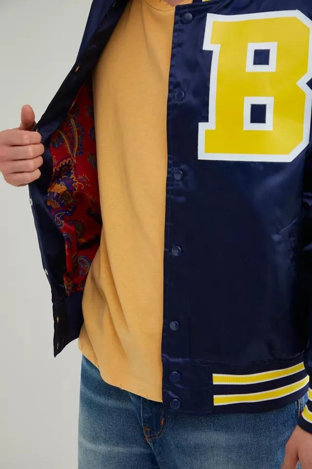 商品Mitchell & Ness|Mitchell & Ness X Bel-Air Satin Jacket,价格¥608,第4张图片详细描述