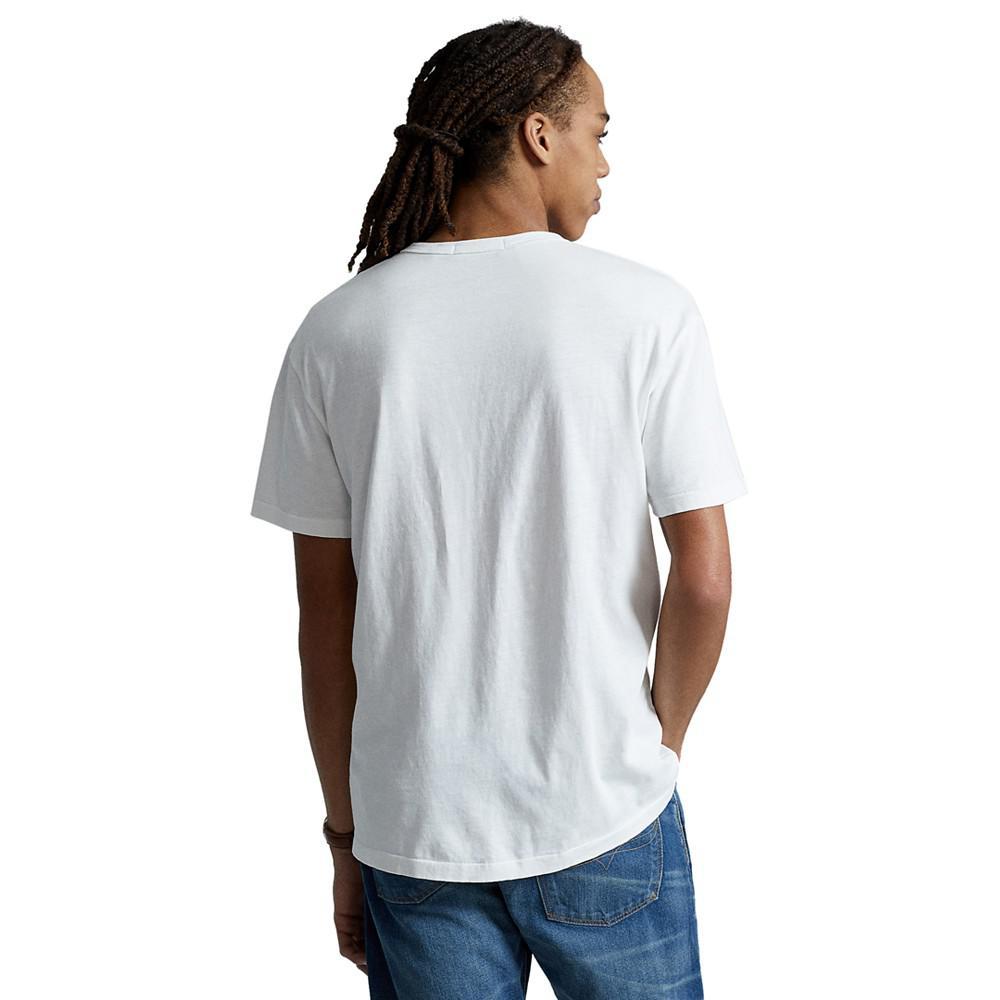 商品Ralph Lauren|Men's Classic-Fit Flag Jersey T-Shirt,价格¥359,第4张图片详细描述