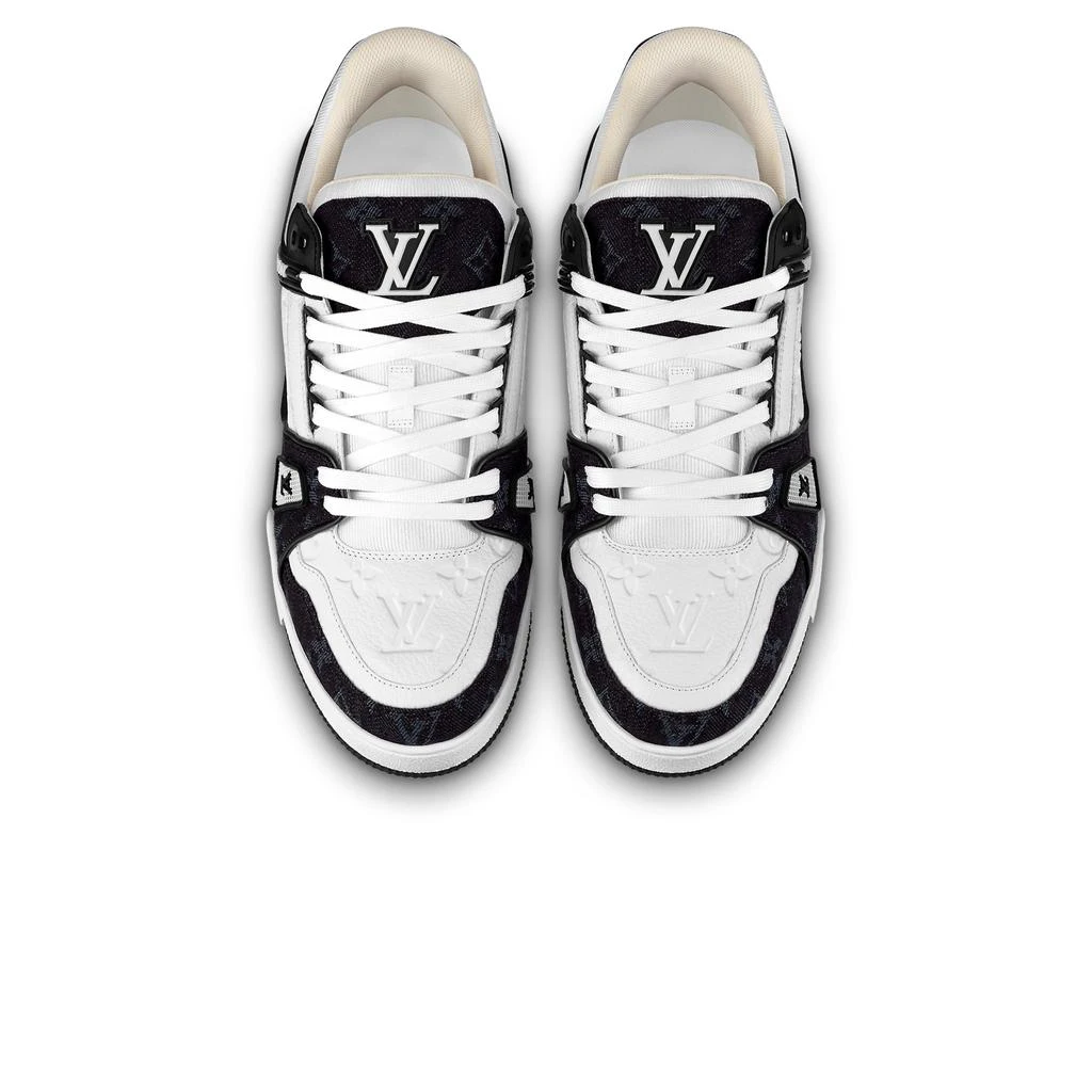 商品Louis Vuitton|Louis Vuitton LV Monogram Black Denim Sneaker,价格¥11244-¥11762,第3张图片详细描述