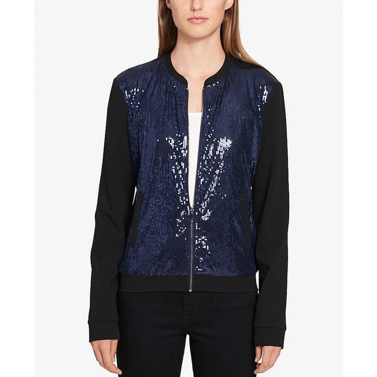 商品Tommy Hilfiger|Sequin-Front Bomber Jacket, Created for Macy's,价格¥378,第1张图片