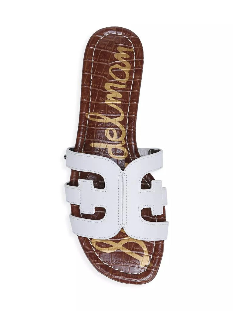 商品Sam Edelman|Bay Flat Leather Sandals,价格¥458,第5张图片详细描述