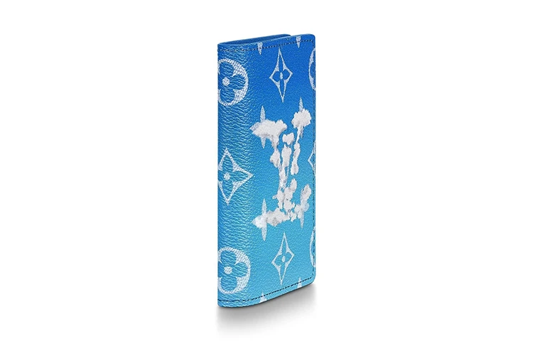 商品[国内直发] Louis Vuitton|蓝天白云口袋 涂层帆布 钱夹钱包 男款 蓝色,价格¥6506,第3张图片详细描述