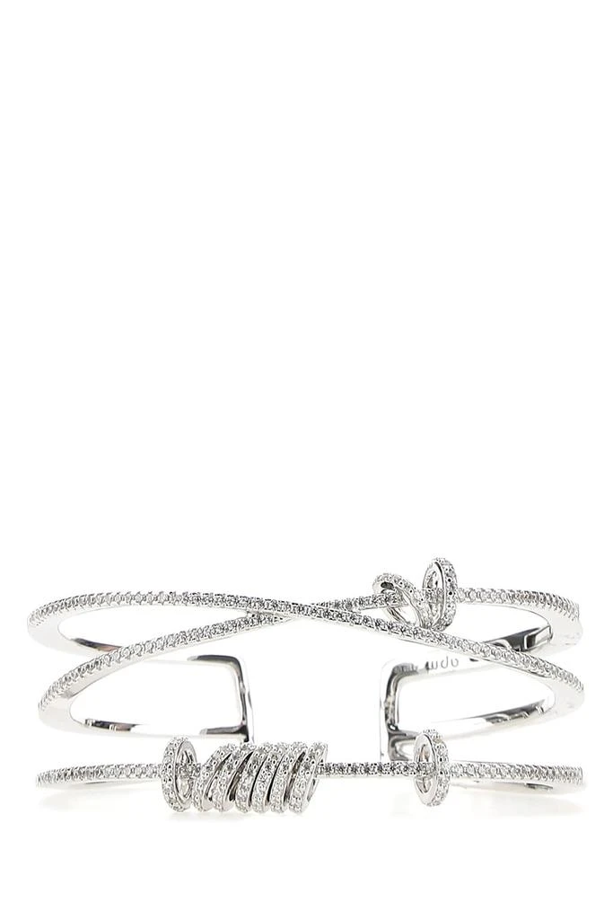 商品apm Monaco|APM Monaco Sliding Rings Embellished Cuff,价格¥2278,第1张图片详细描述