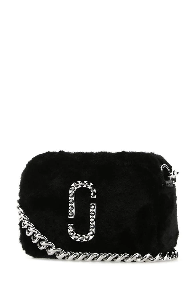 商品Marc Jacobs|Black eco fur The Plush Snapshot crossbody bag Black Marc Jacobs Donna,价格¥3783,第2张图片详细描述