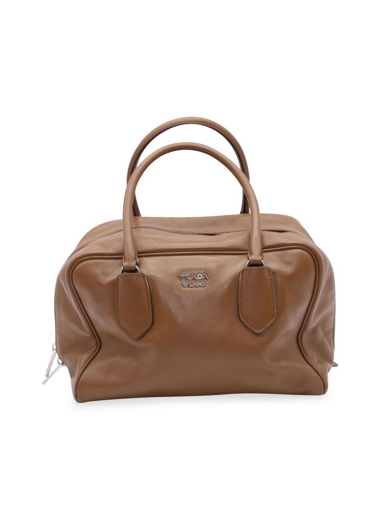Prada Inside Shoulder Bag In Tan Leather商品第1张图片规格展示