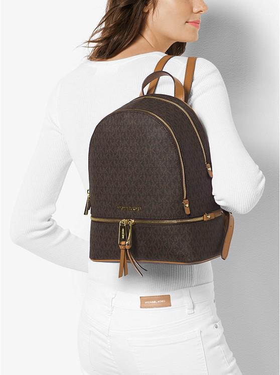 商品Michael Kors|Rhea Medium Logo Backpack,价格¥2756,第5张图片详细描述