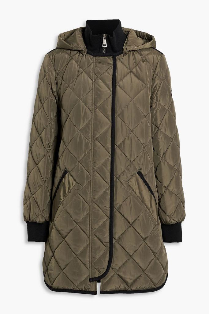 Quilted shell hooded coat商品第1张图片规格展示