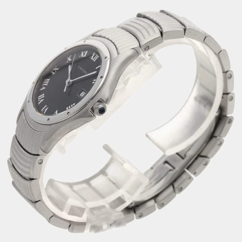 商品[二手商品] Cartier|Cartier Grey Stainless Steel Panthere Cougar Quartz Women's Wristwatch 33mm,价格¥19296,第4张图片详细描述