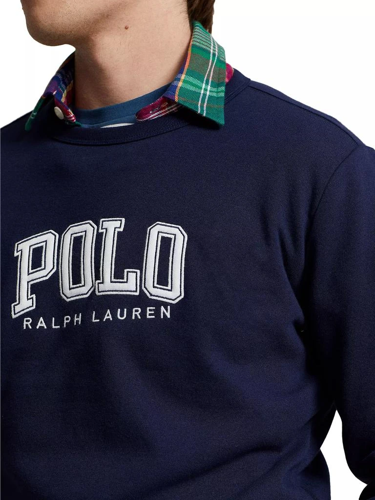 商品Ralph Lauren|Logo-Embroidered Crewneck Sweatshirt,价格¥1110,第5张图片详细描述