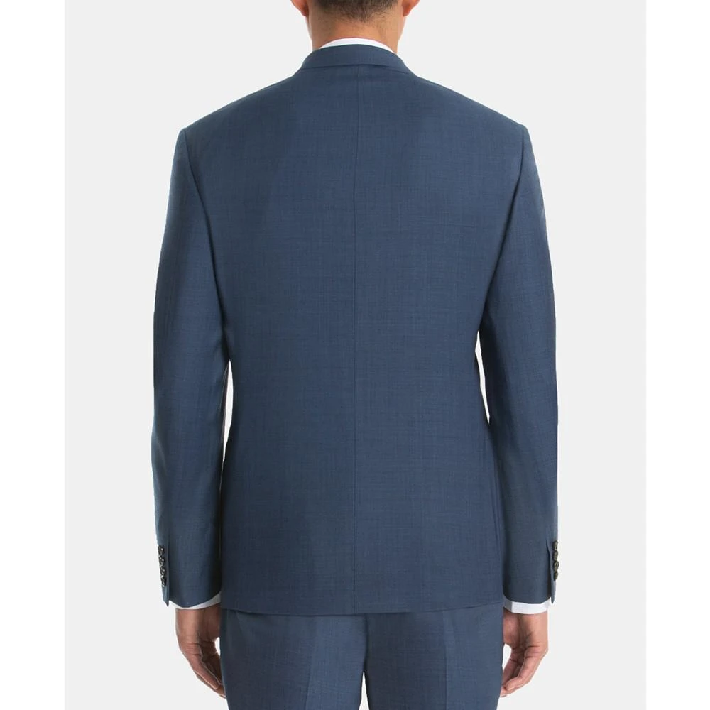 商品Ralph Lauren|Men's UltraFlex Classic-Fit Blue Sharkskin Wool Suit Jacket,价格¥3416,第2张图片详细描述