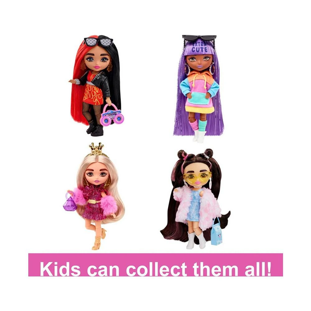 商品Barbie|Extra Minis Doll with Moto Jacket,价格¥60,第3张图片详细描述