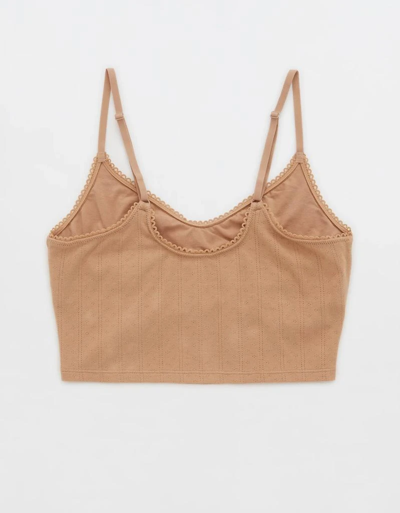 商品Aerie|Aerie Pointelle Bra Top,价格¥106,第4张图片详细描述