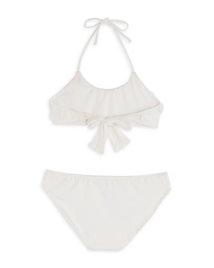 商品Peixoto|Girls' Dahlia Crocheted Flower Two Piece Swim Suit - Big Kid,价格¥492,第2张图片详细描述