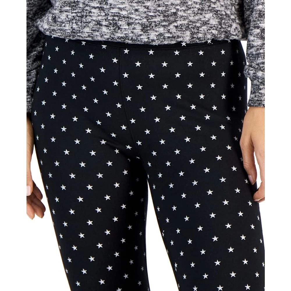 商品Style & Co|Women's Star Fleece Mid-Rise Leggings, Created for Macy's,价格¥92,第3张图片详细描述