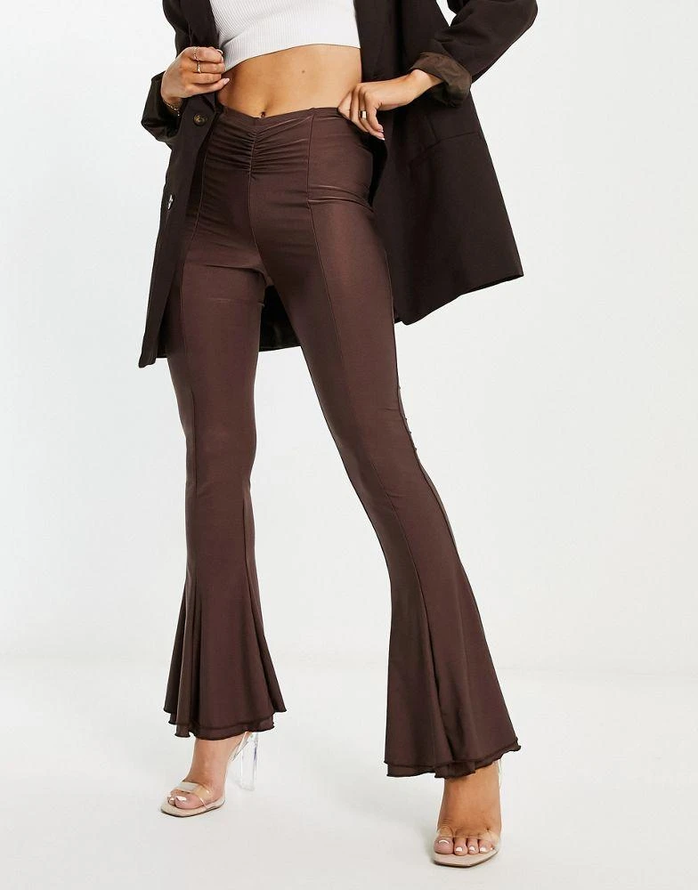 商品Annorlunda|Annorlunda highshine disco flares in hot chocolate,价格¥221,第1张图片