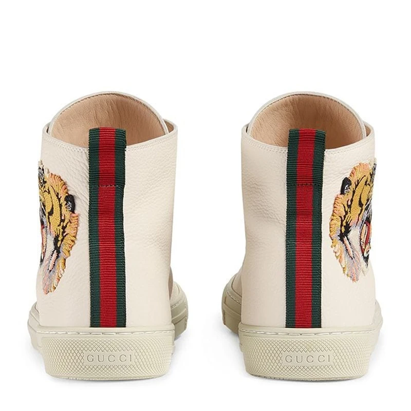 GUCCI 古驰 米白色高帮老虎图案休闲运动鞋 478337-BXOA0-9064 商品