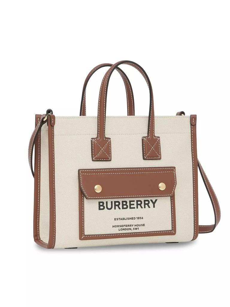 商品Burberry|Mini Horseferry Canvas Tote,价格¥9370,第4张图片详细描述