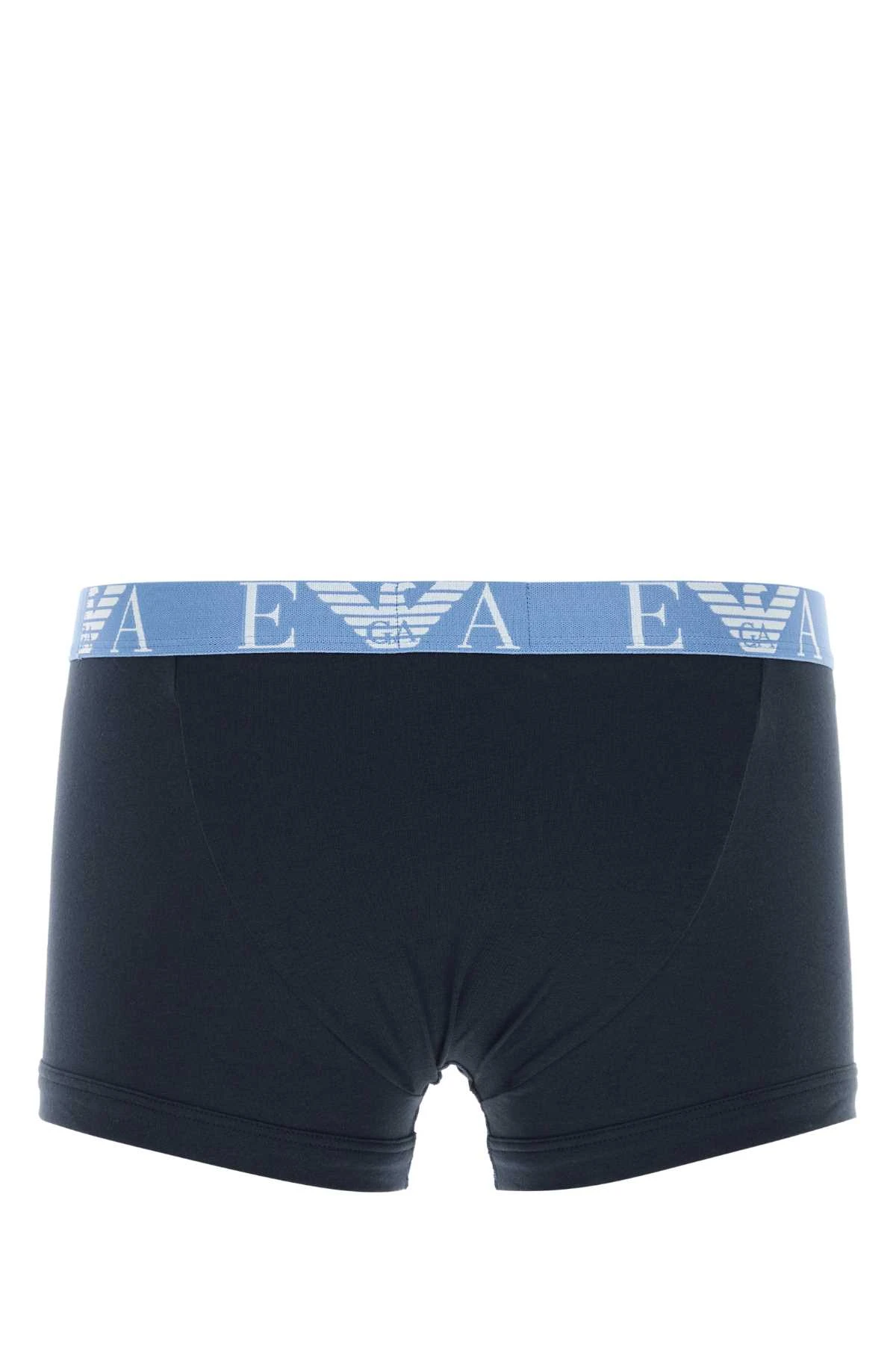 商品【商品预售7天】 Emporio Armani|Emporio Armani 男士短裤 1113574F71564135 蓝色,价格¥474,第3张图片详细描述