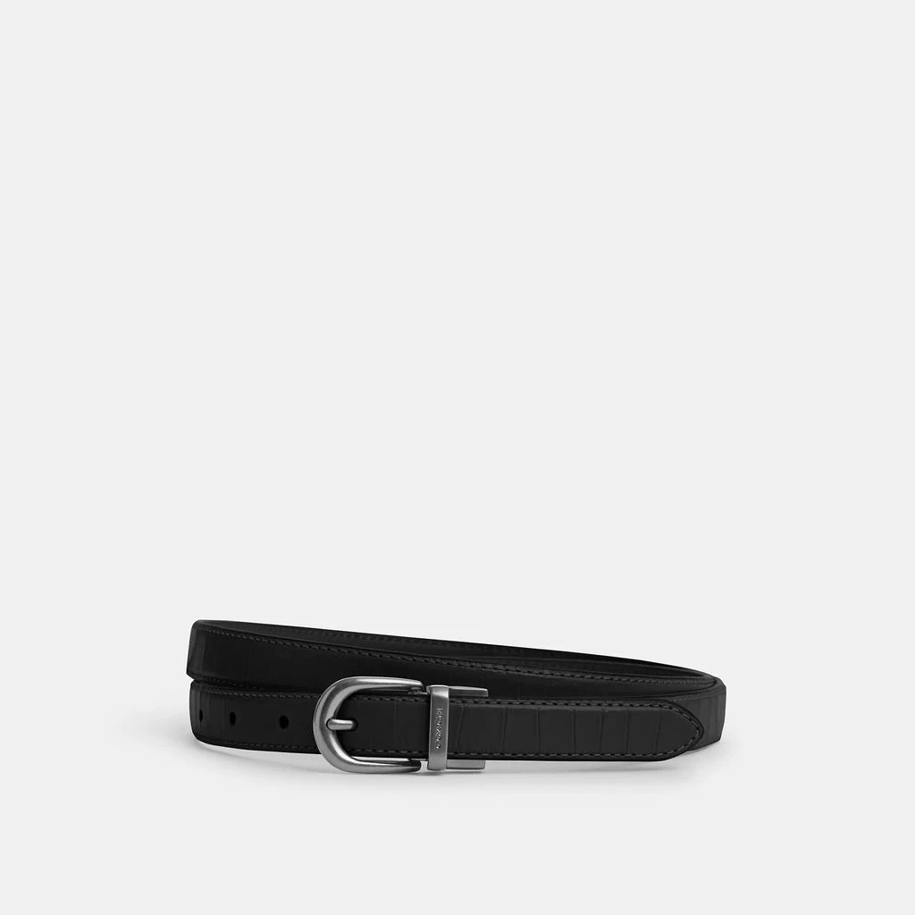 商品Coach|Classic Buckle Cut To Size Reversible Belt, 18 Mm,价格¥456,第1张图片