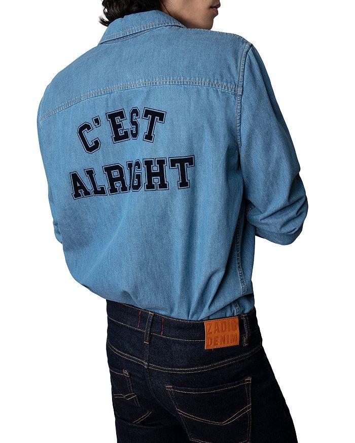 商品Zadig&Voltaire|C'est Alright Denim Shirt,价格¥1246,第5张图片详细描述